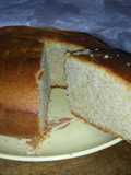 Ugali keki (corn flour cake)