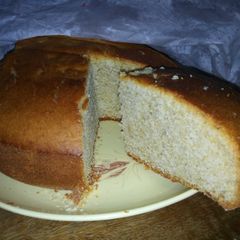 A picture of Ugali keki (corn flour cake).