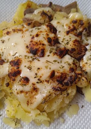 Foto resep Kentang Panggang Mozzarella