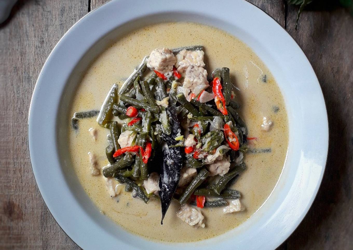 Jangan Lombok Kacang Panjang Tempe