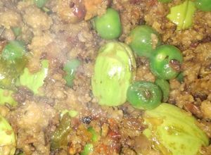 Foto resep Tumis oncom, lencana campur petai