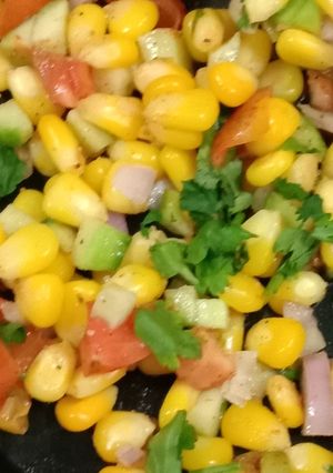 A picture of Sweet corn Chaat.