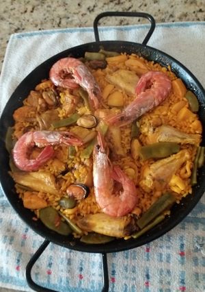 Una foto de Paella mixta