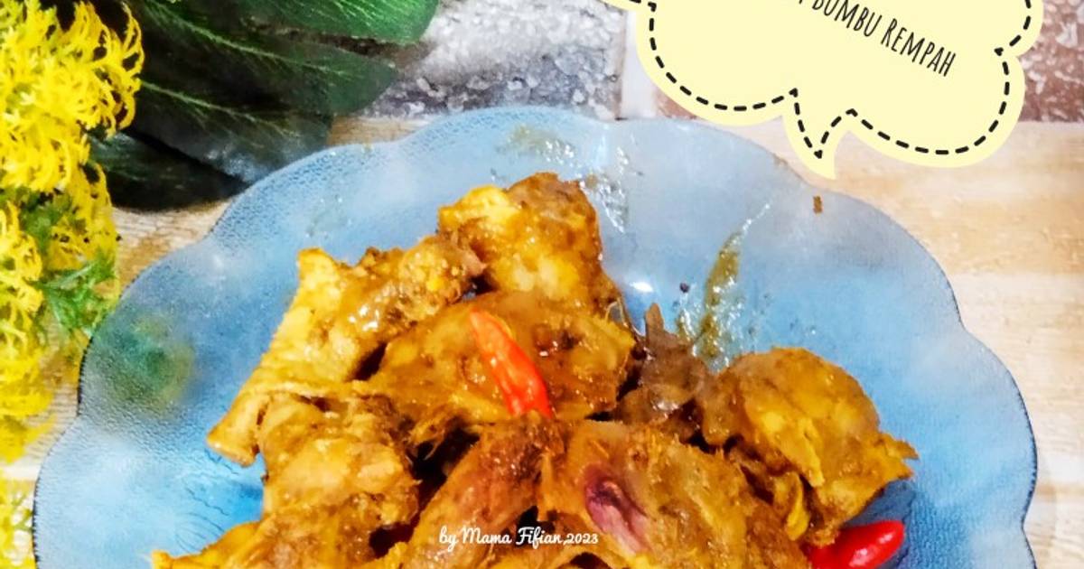 Resep Ungkep Kepala Ayam Bumbu Rempah Oleh Lanjarsih Mama Fifian