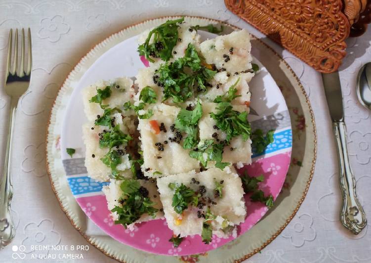 Mixed veg dhokla