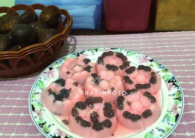 Resep Pudding susu stroberi Jadi, Sempurna
