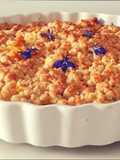 Crumble z jabłkami i pomarańczami