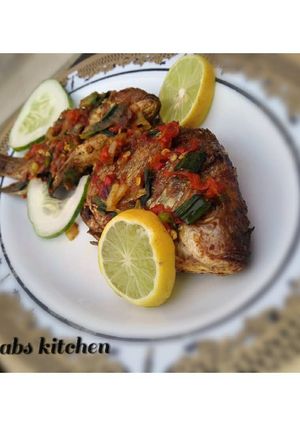 A picture of Pepper tilapia fish.