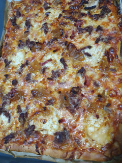 Una foto de Pizza