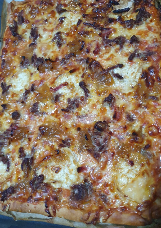 Una foto de Pizza