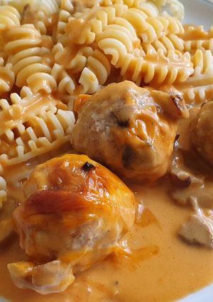 Hackbällchen nach Jäger Art Rezepthauptbild