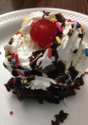 A picture of Brownie Sundae.