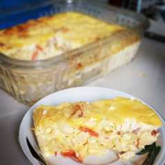A picture of Macaroni schootel panggang.
