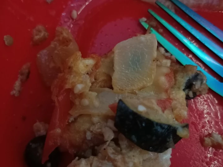 Recipe Omelette with zuchinni and black olives the Perfect Makes you drool