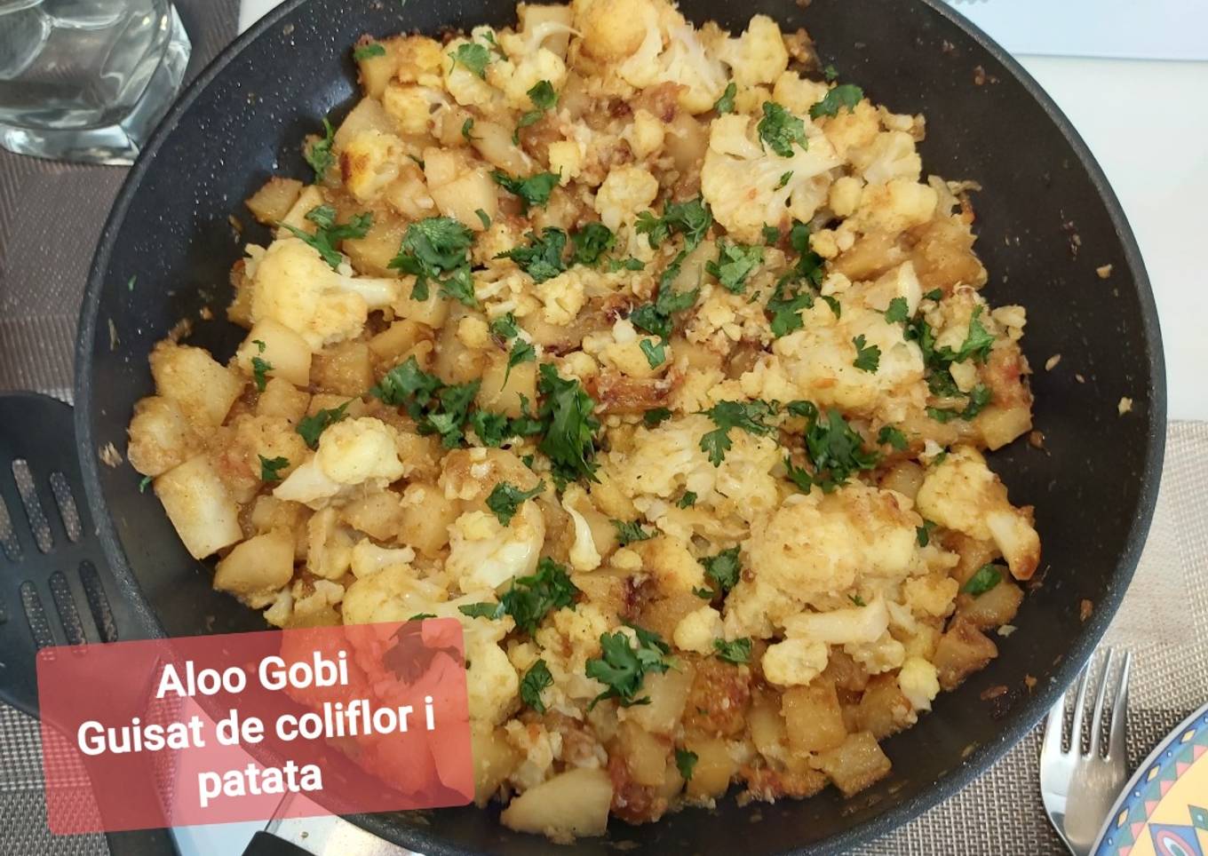 Comida india Aloo Gobi