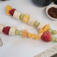 Fruity 🍇🍎🍐🍒🍓🍌🍍🥝🍋🍊 frozen kebab skewers.😋😋