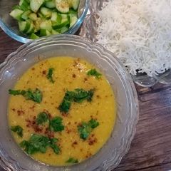 A picture of Tarkay wali moong daal.