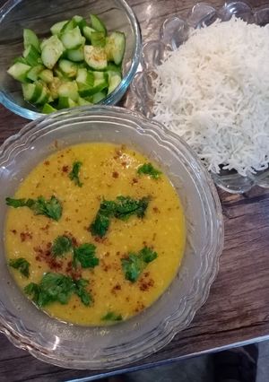 A picture of Tarkay wali moong daal.