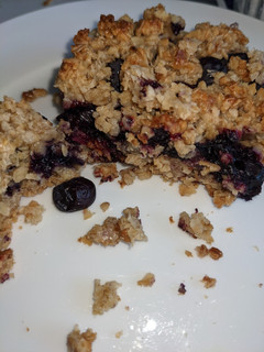 A picture of Blueberry oat bars.