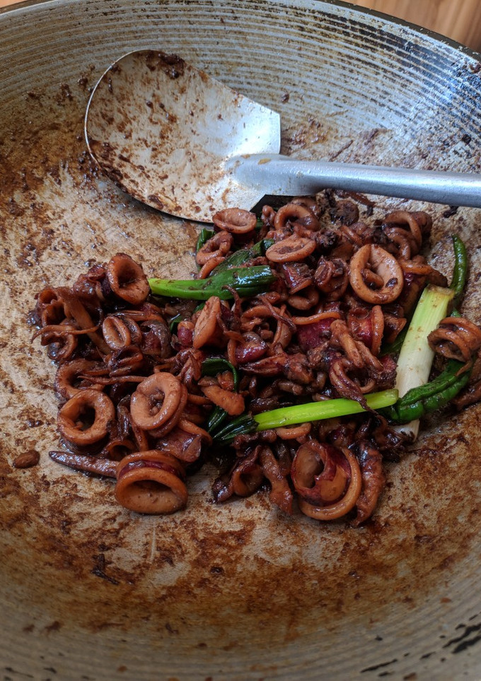 A picture of Adobo Squid.