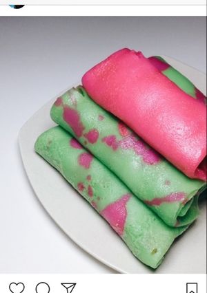 Foto resep Dadar gulung motif