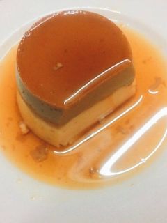 Hình của món Flan vị cà phê.