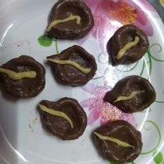 A picture of Chocolate peda.