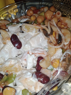 A picture of Mix Russian salad.