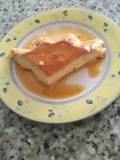 Una foto de Flan de huevo casero