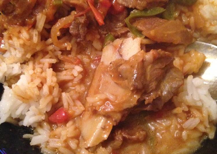 How to Prepare Any-night-of-the-week Beef stewed with  rice