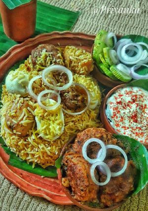 চিকেন বিরিয়ানি (Chicken Biryani recipe in bengali) রেসিপির প্রধান ছবি