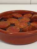 Chorizos a la sidra