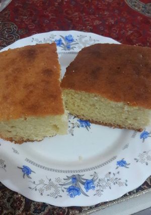 عکسی از دستور کیک وانیلی👌