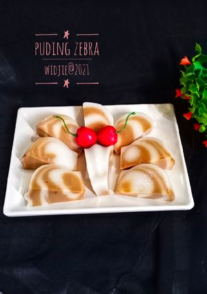 Foto resep Puding Zebra
