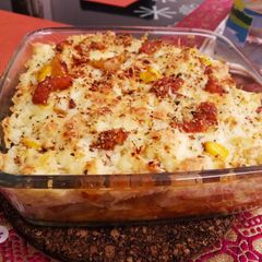 A picture of Bread lasagna.