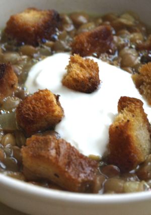Lencseleves recept fotója