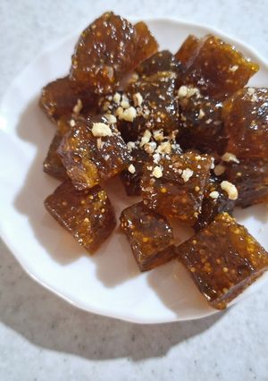 عکسی از دستور آبنبات انجیر