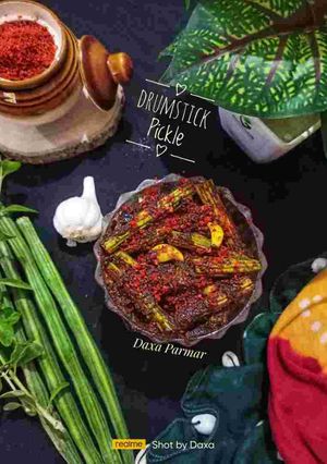 A picture of Drumstick Pickle (South Indian).