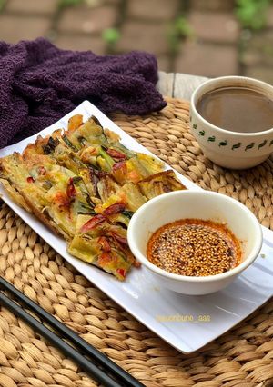 Foto resep Pajeon (Korean Scalion Pancake)