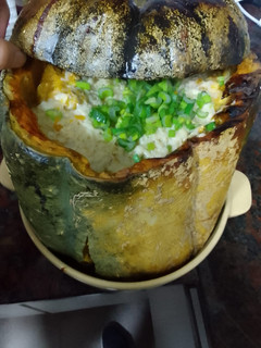 Una foto de Zapallo cabutia relleno