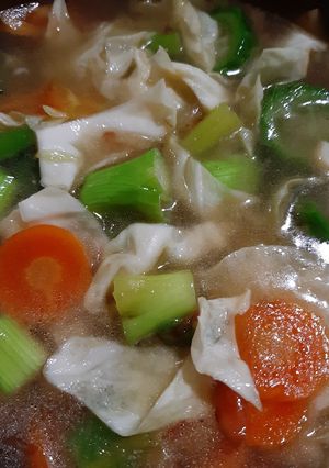 Foto resep Sayur sop ayam sederhana