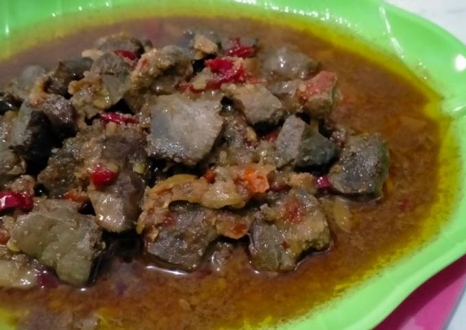 Resep Sambal goreng hati sapi yang Bikin Ngiler