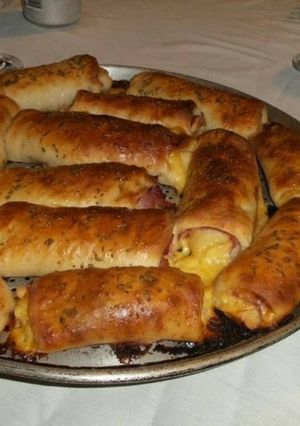 Una foto de Pan simple relleno
