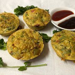 A picture of Vegetables muffins.