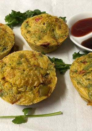 A picture of Vegetables muffins.