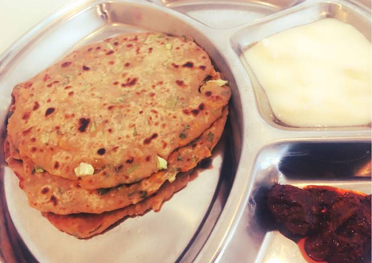 Simple Way to Prepare Perfect Mixed Vegetable Paratha