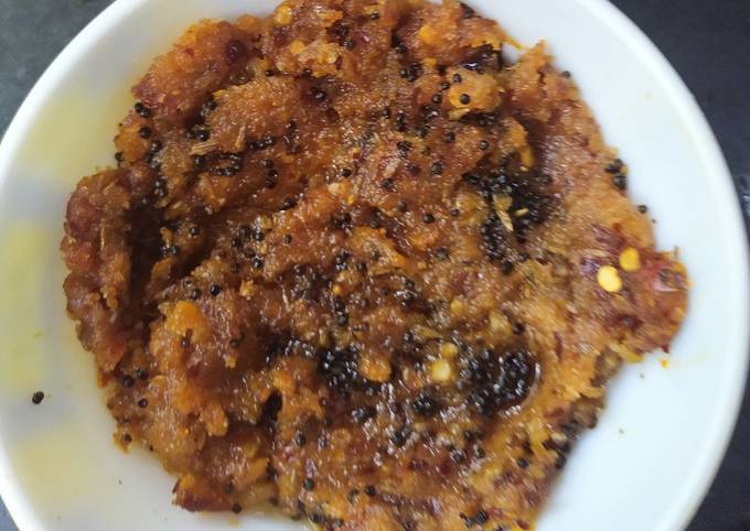 lal mirchi cha thecha recipe in