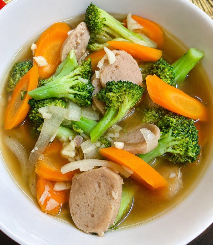 Foto resep Tumis Brokoli wortel bakso