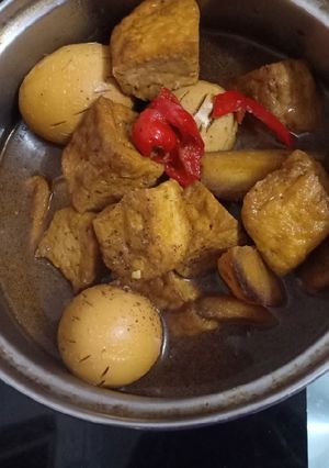 Foto resep Semur telor kentang tahu