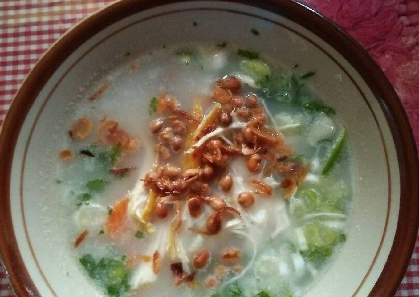 Soto ayam kacang kedelai